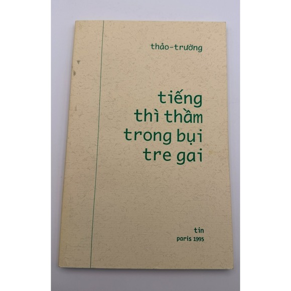 Other - Thao Truong Tieng Thi Tham Trong Bui Tre Gai Vietnamese Paperback Signed 1995